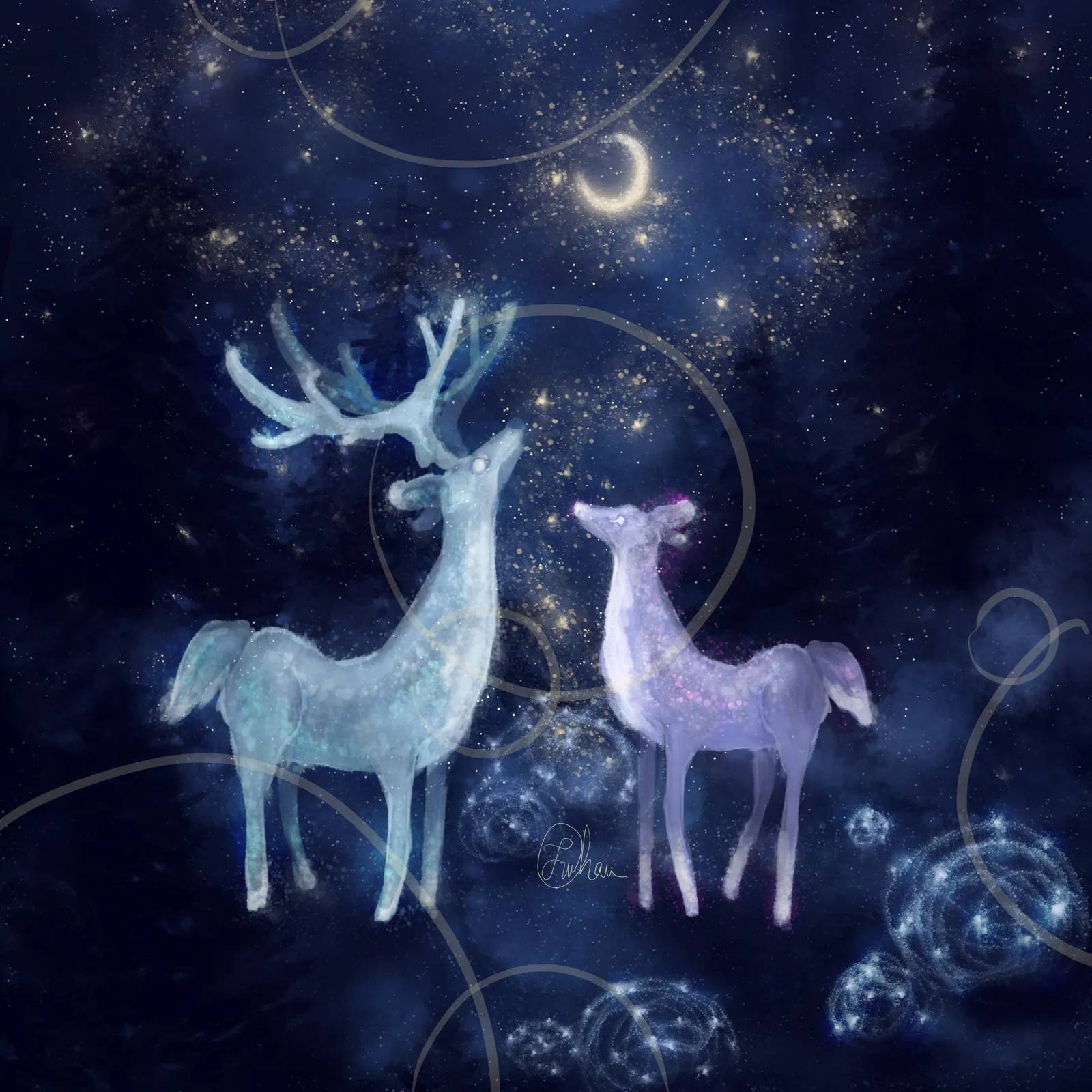 Reindeer by frostworkchan on DeviantArt