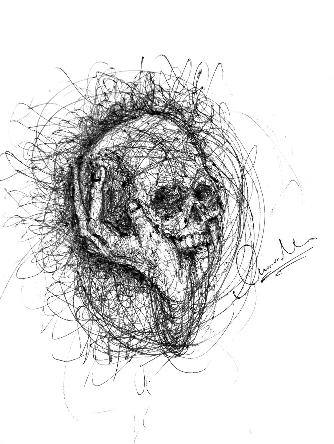 Skull by Dark5cribble on DeviantArt